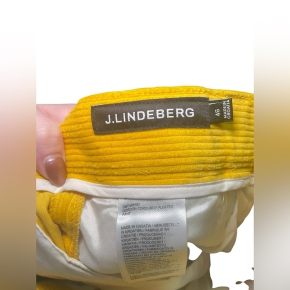 J. Lindeberg Gordon Yellow Corduroy Pants NWT Size 46 / Medium - Picture 6 of 7